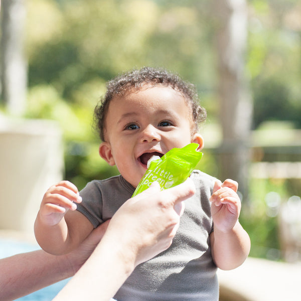 And babies love our Little Green Pouch reusable food pouches!
