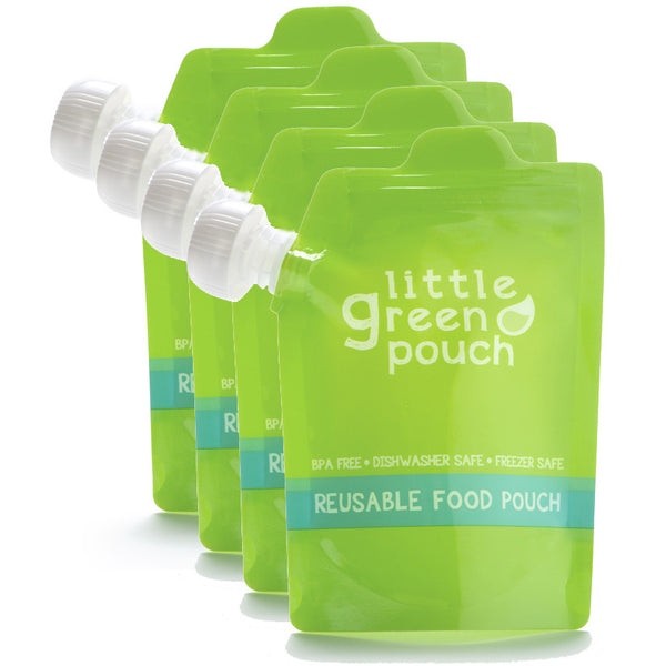 Little Green Pouch - 7 oz. reusable food pouches - 4-pack