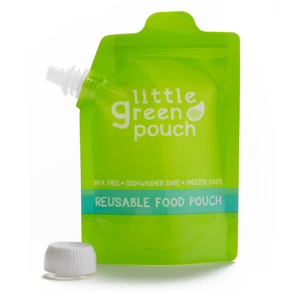 Little Green Pouch refillable food pouch 4-pack of 7-ounce pouches