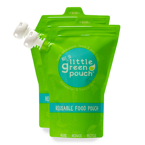 Extra Large 14oz. Capacity Reusable Food Pouch (2-pack)