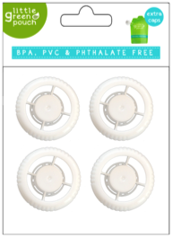 4-Pack of Extra Caps - Dishwasher Safe & BPA Free